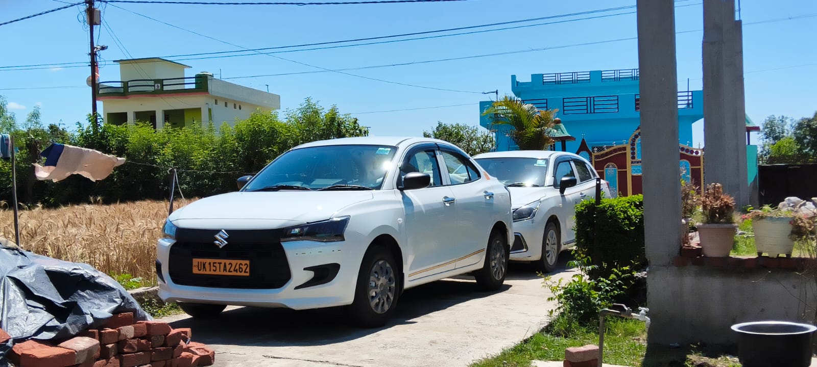 Taxis ready for the journey
